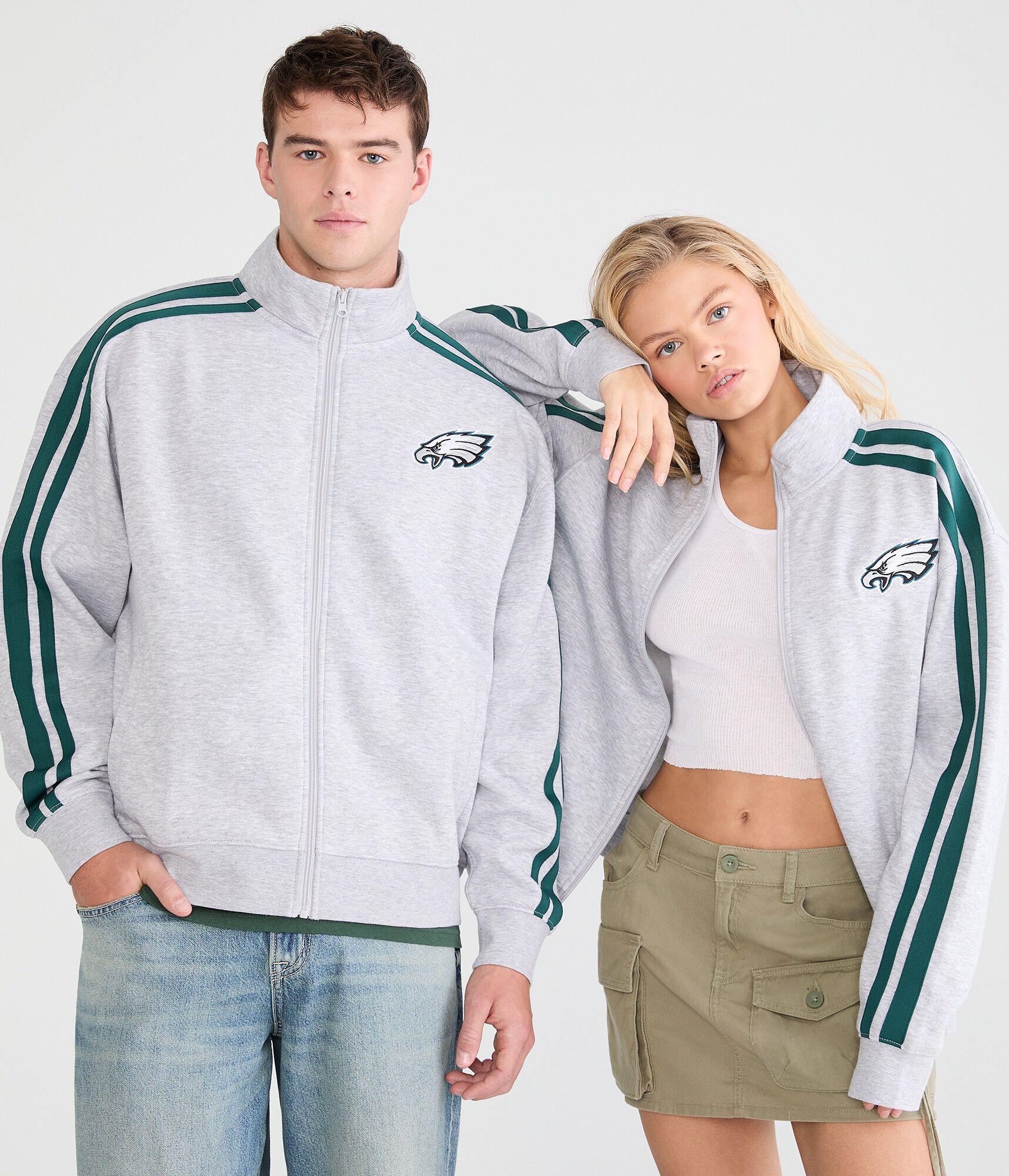 Philadelphia Eagles Fleece Track Jacket