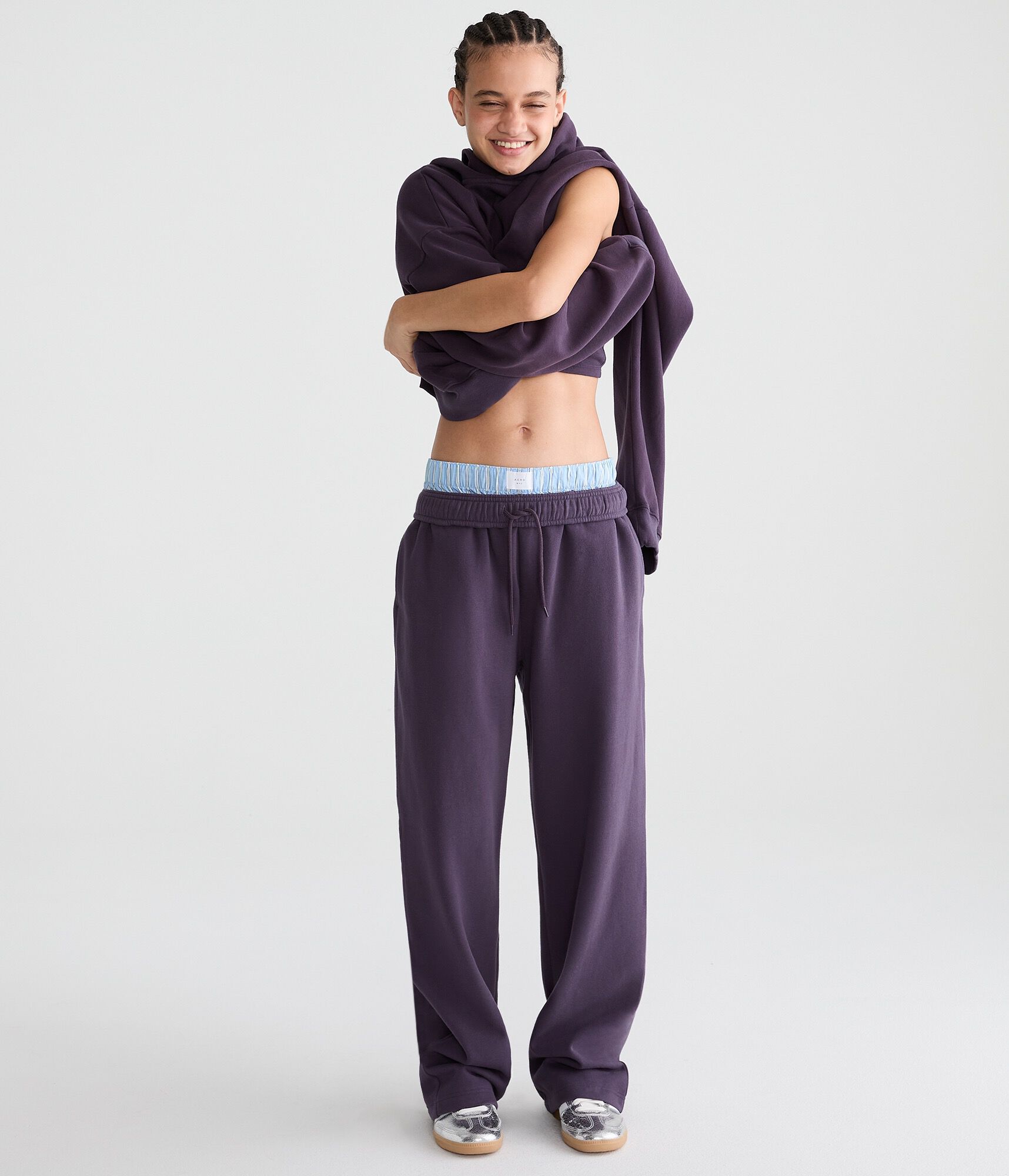 Cloud Soft Mid-Rise Straight Leg Sweatpants