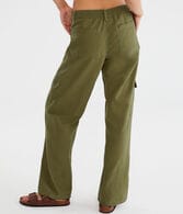 Mid-Rise Utility Cargo Pants