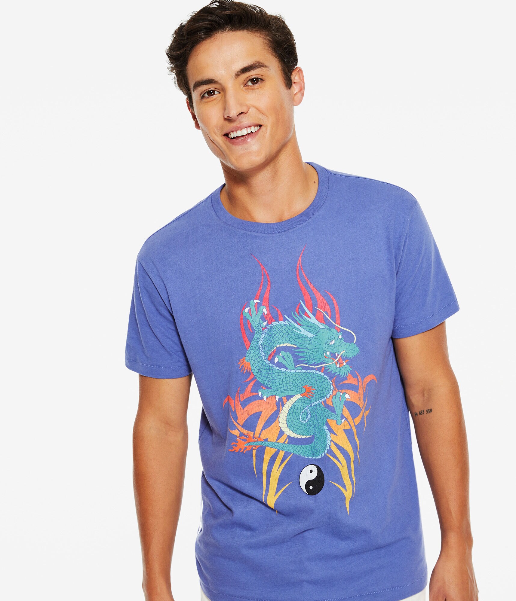 Dragon Yin Yang Graphic Tee