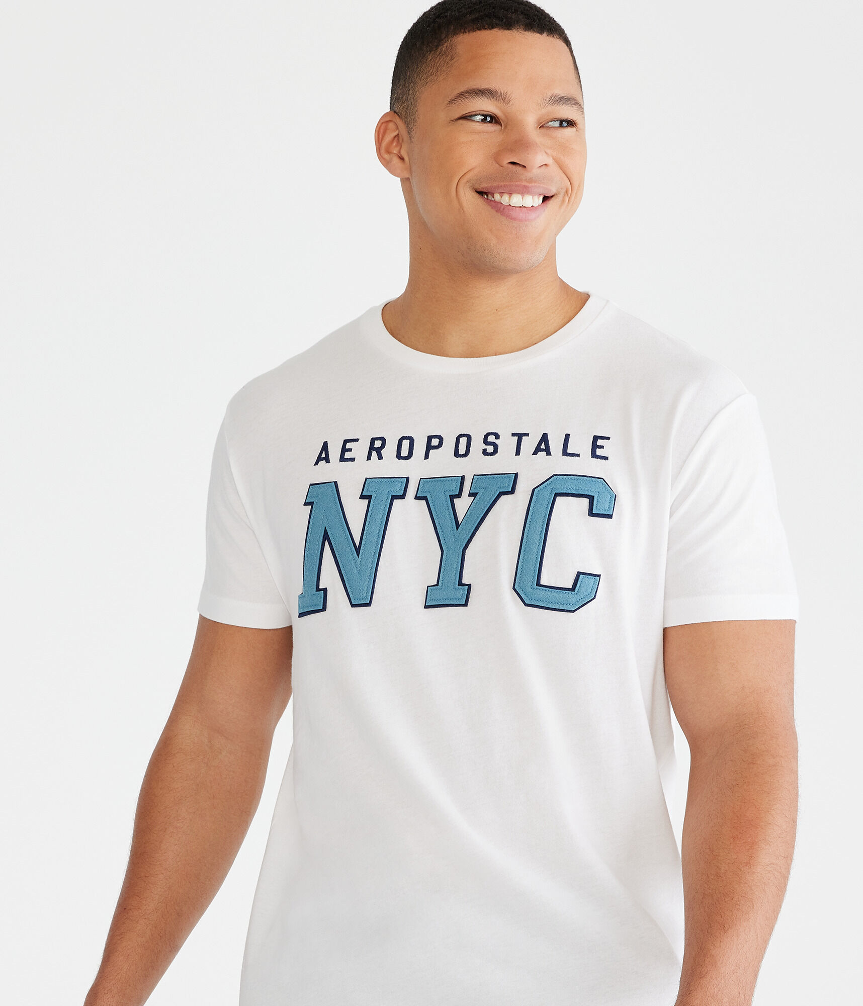 Aeropostale NYC Appliqu&eacute; Graphic Tee
