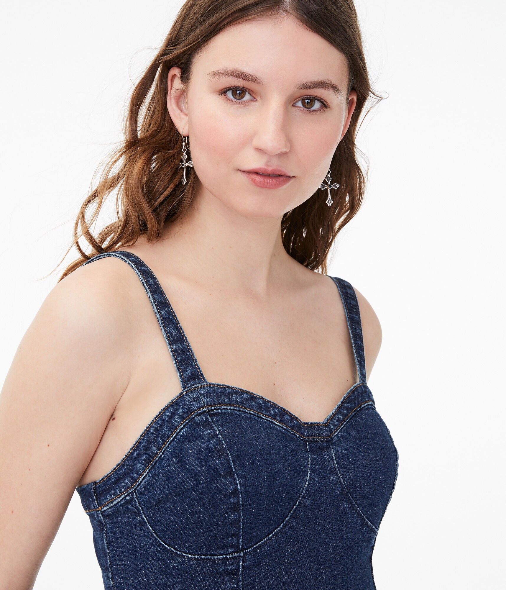 Real Denim Crop Top