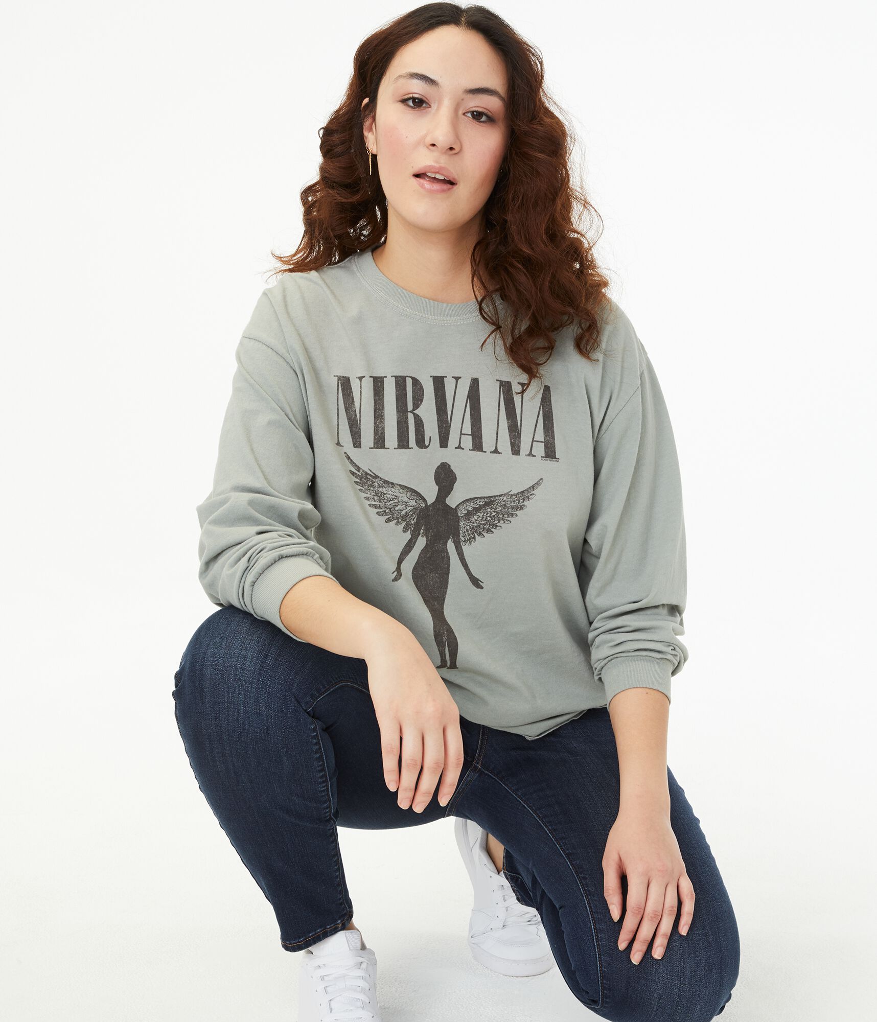 Nirvana Boyfriend Graphic Tee