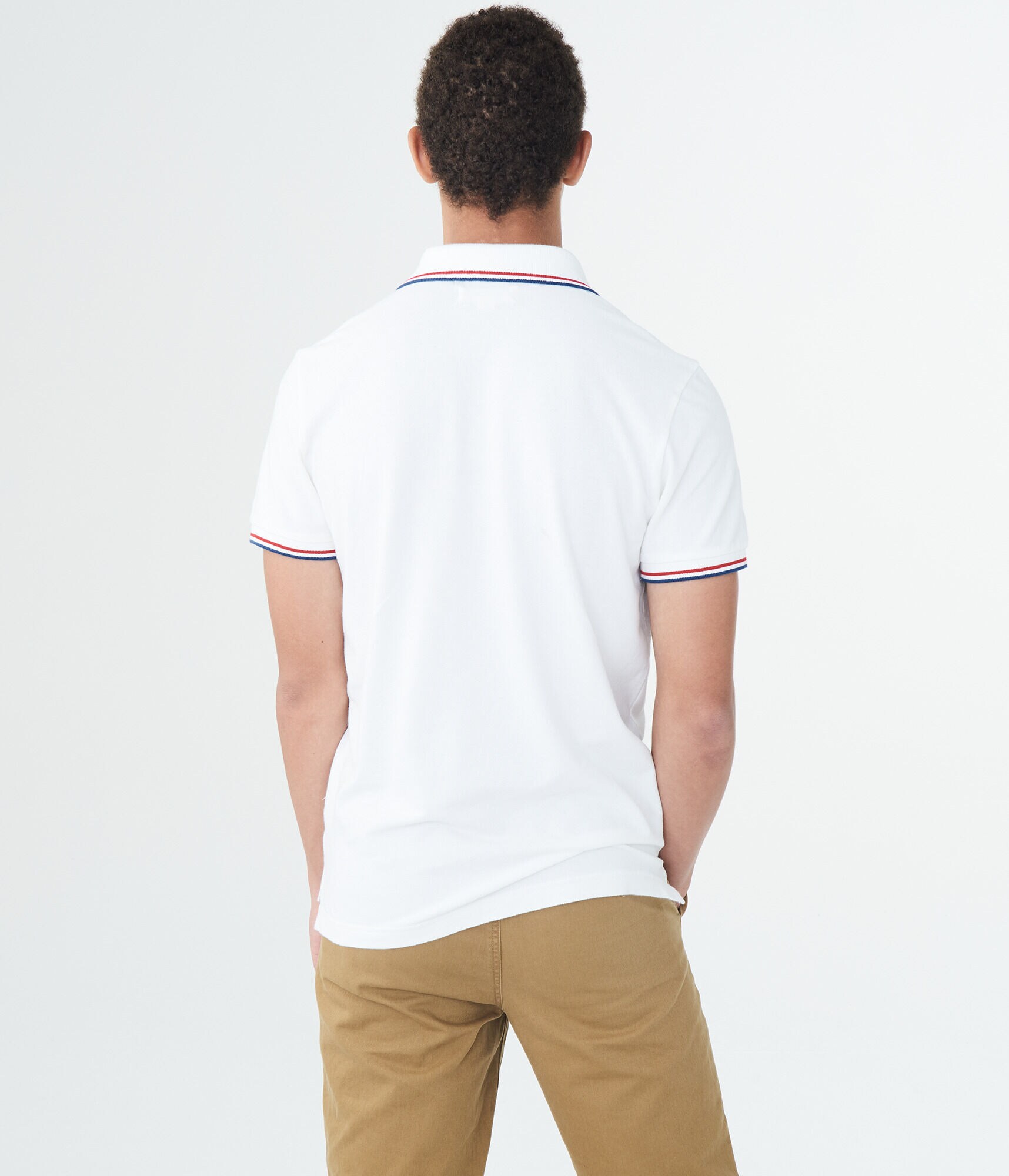 A87 Double-Tipped Pique Polo***