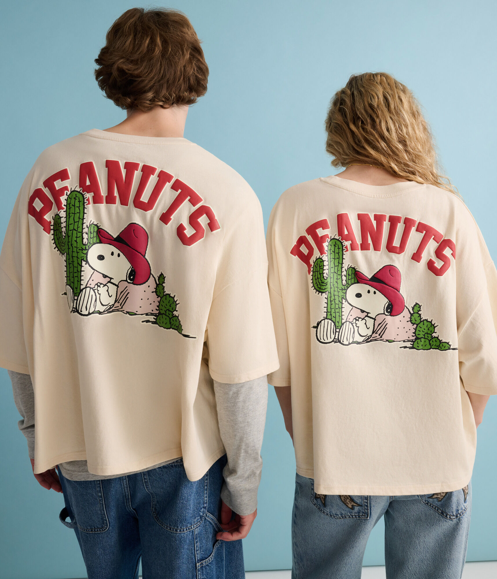 Peanuts® | Aéropostale Western Snoopy Cactus Boxy Graphic Tee