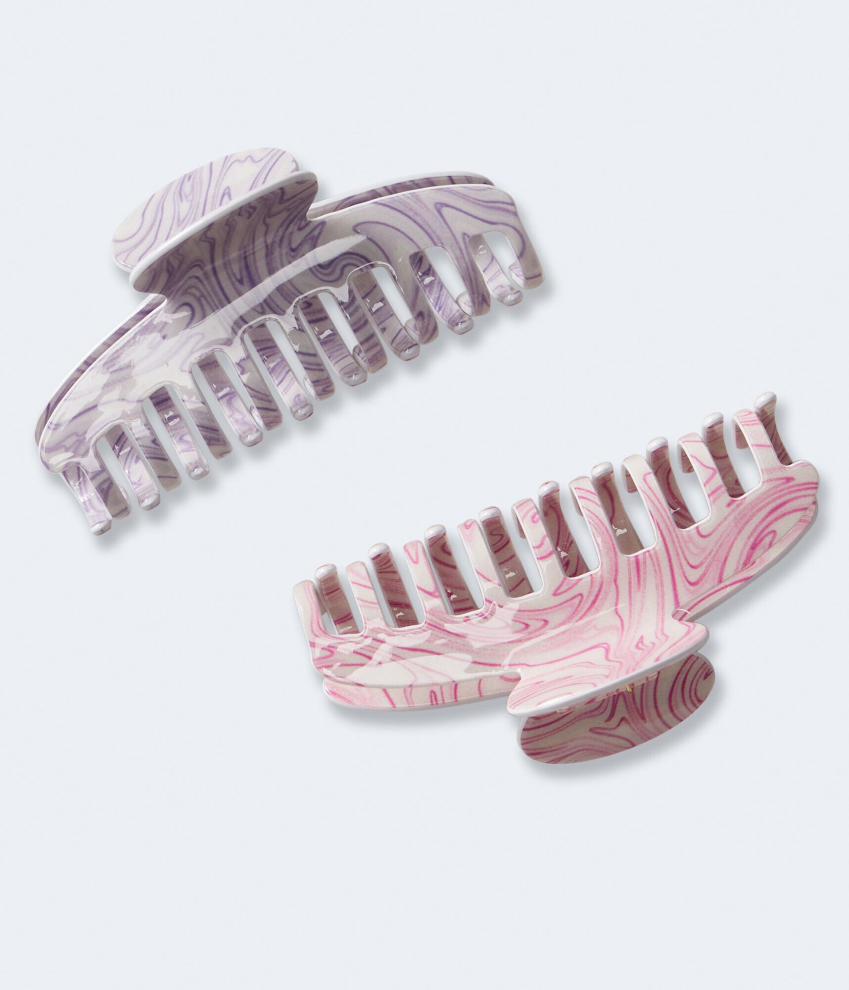 Candy Swirl Claw Hair Clip 2-Pack