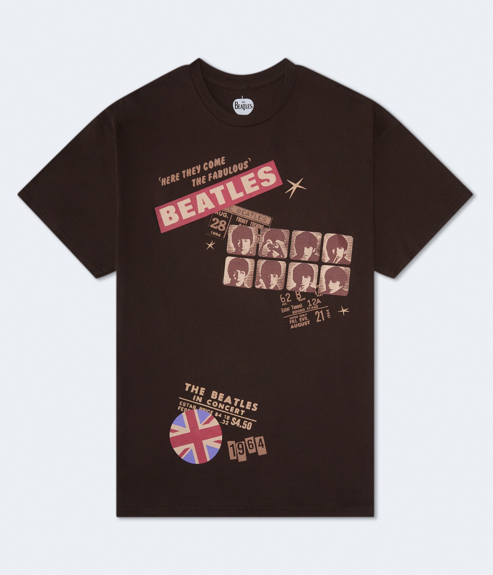 The Beatles In Concert 1964 Relaxed Graphic Tee