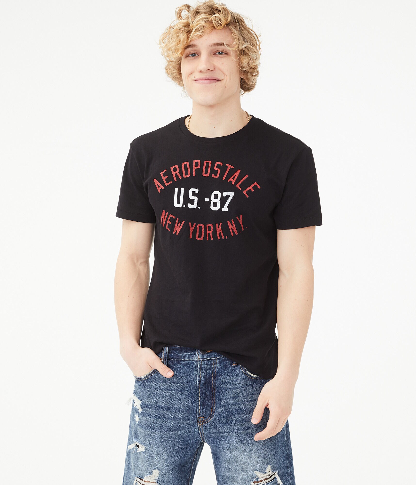 Aeropostale US-87 Logo Graphic Tee