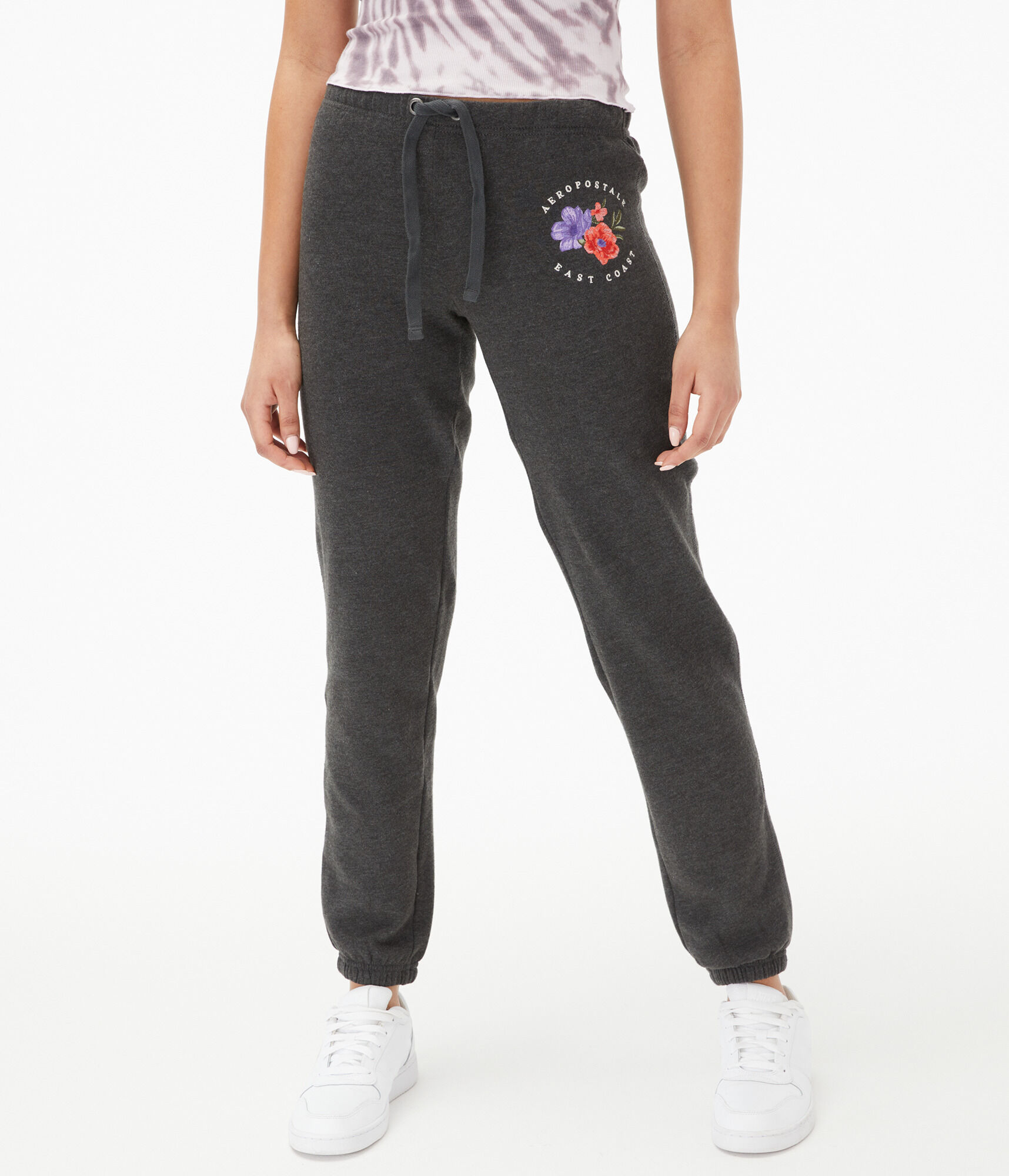 Aeropostale East Coast Floral Cinched Sweatpants