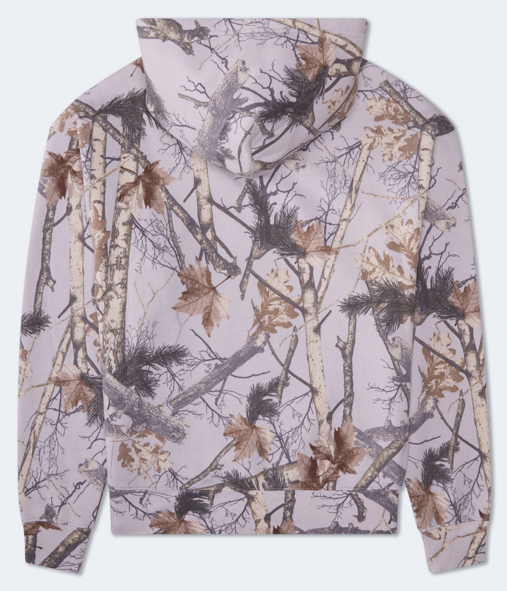 Cloud Soft Forest Camo Boxy Pullover Hoodie