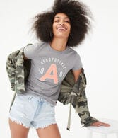 Large Letter Logo Graphic Tee