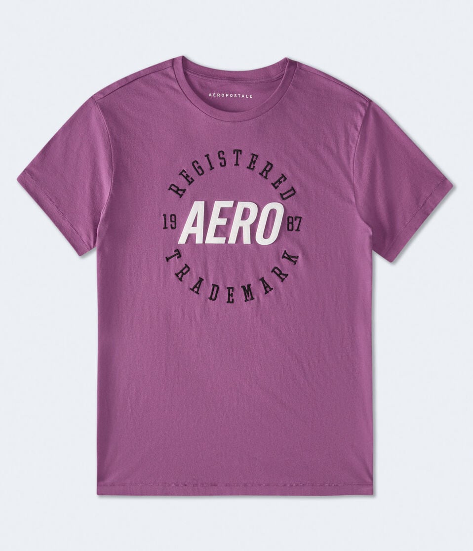 Aero 1987 Trademark Appliqué Graphic Tee