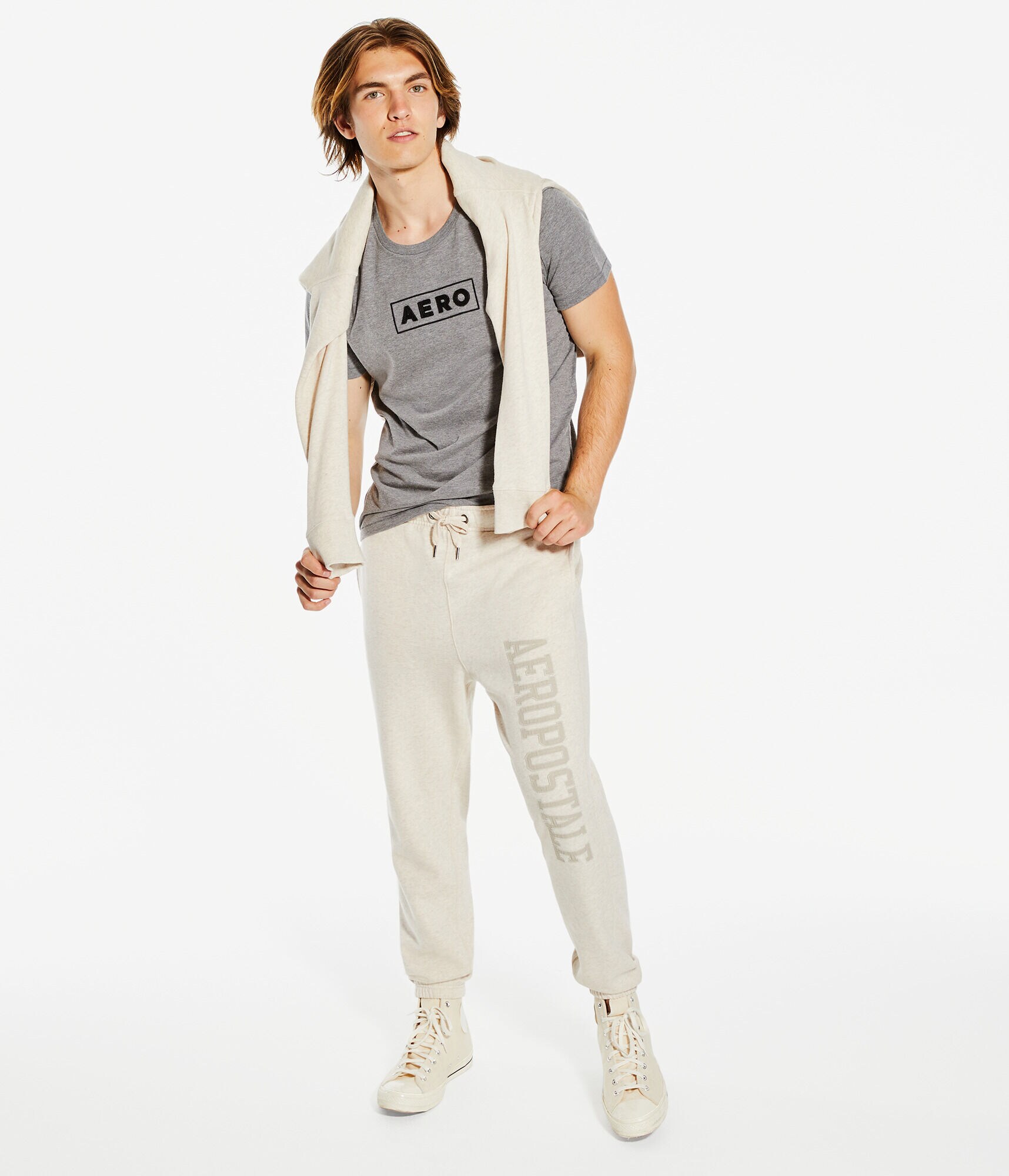 Aero Box Logo Appliqu&eacute; Graphic Tee