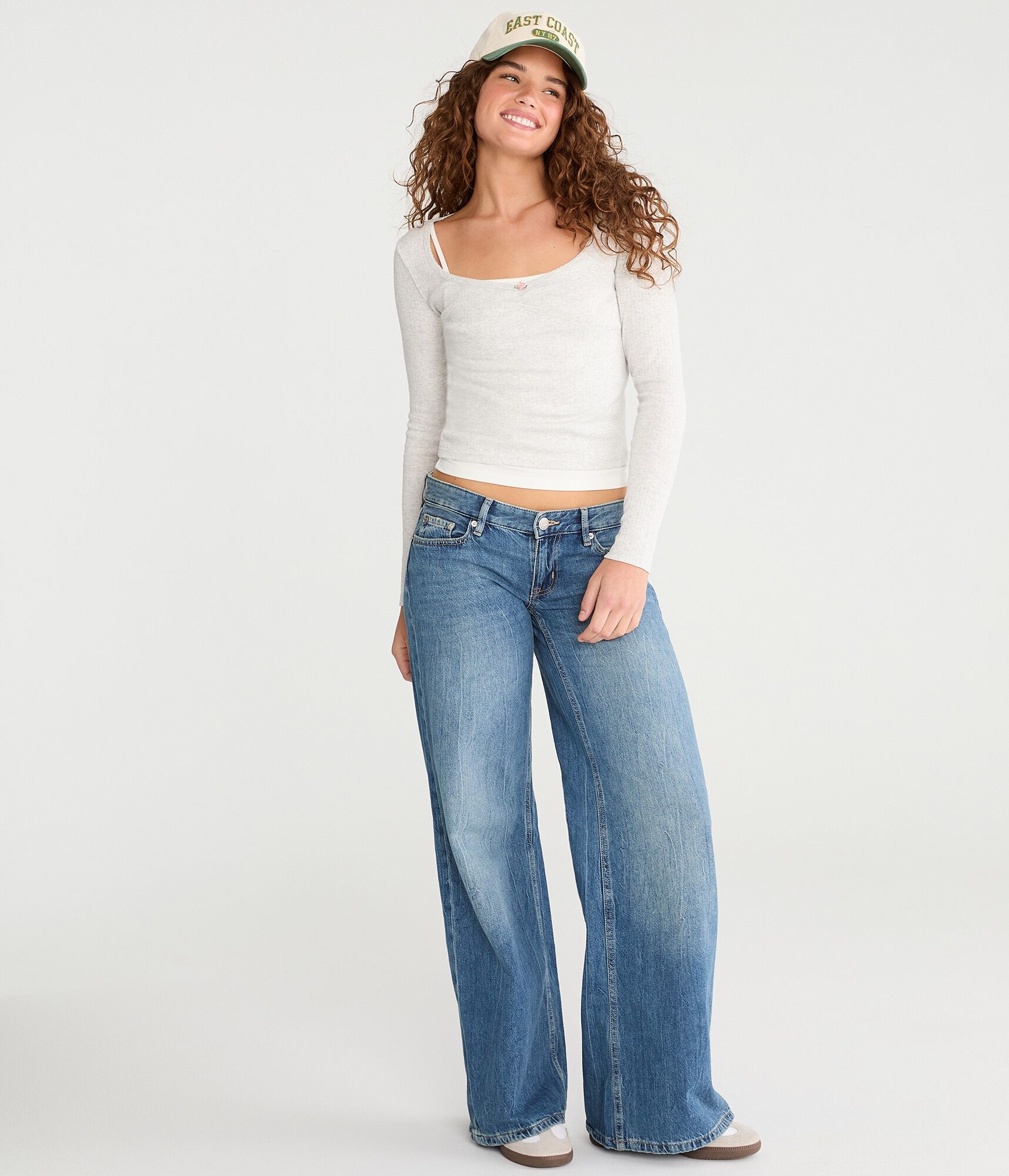 Long Sleeve Seriously Soft Cinch-Front Tee