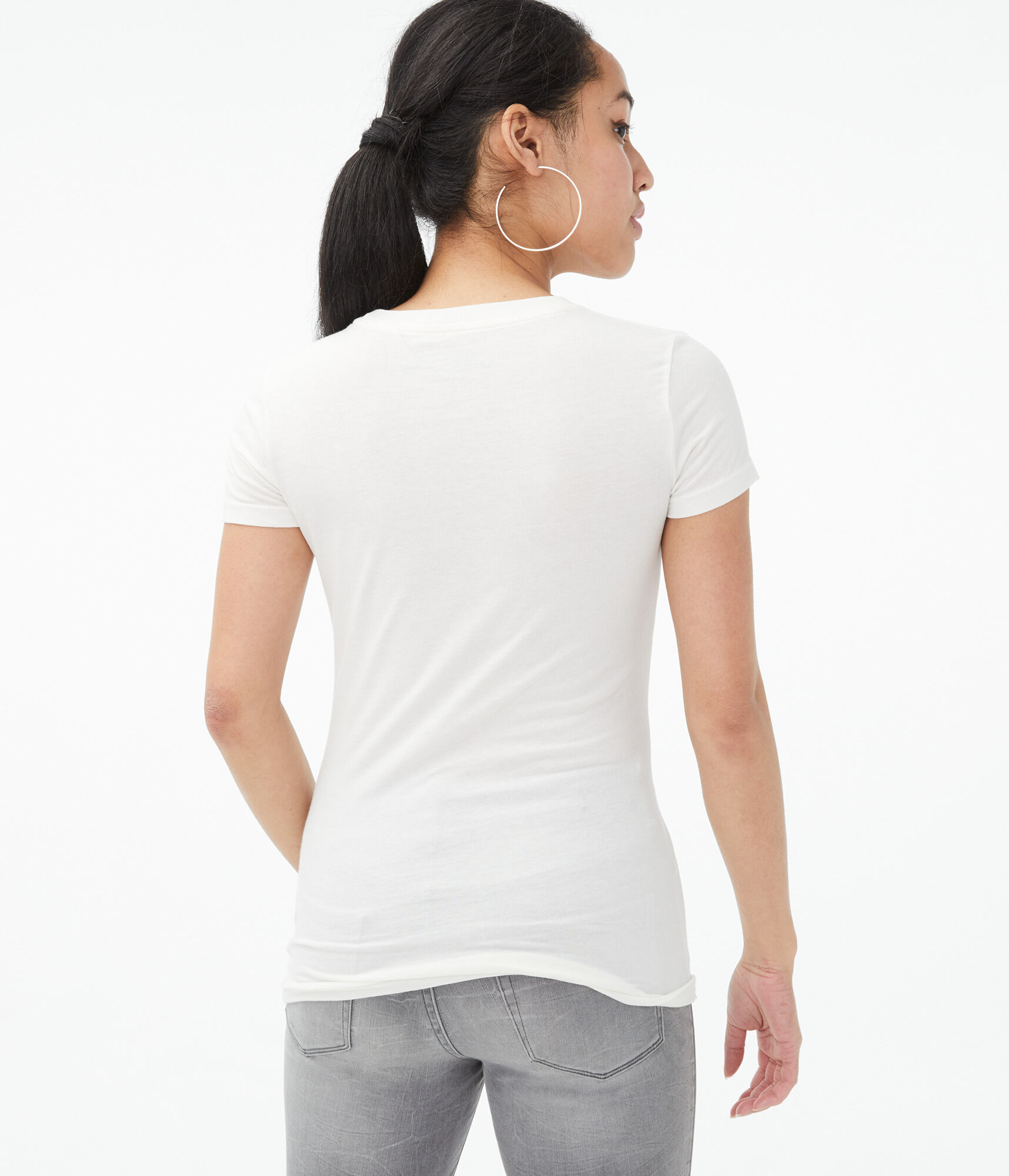 Flocked Roses Graphic Tee