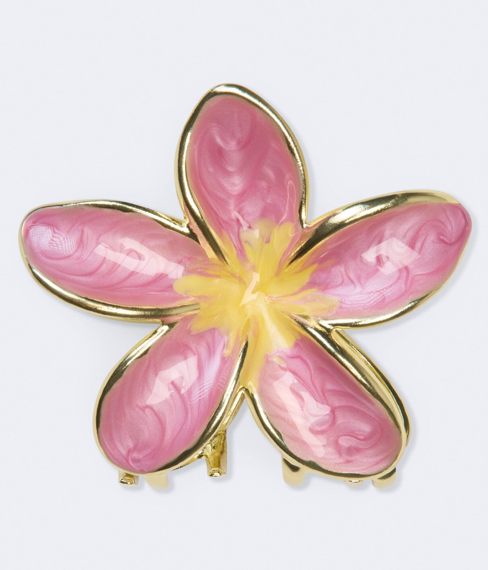 Tropical Flower Claw Hair Clip