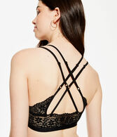 Ditsy Lace Triangle Bralette