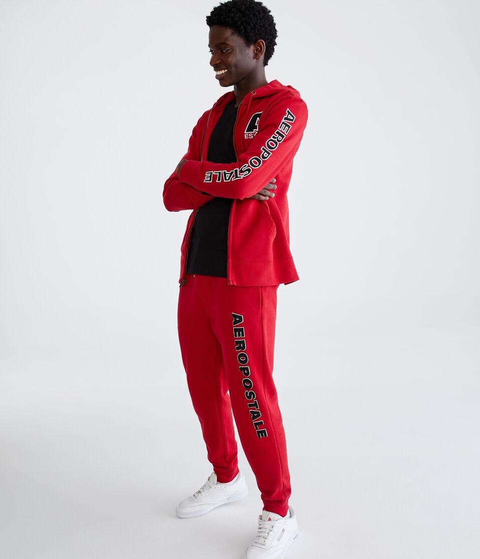 Aeropostale Logo Heritage Full-Zip Hoodie