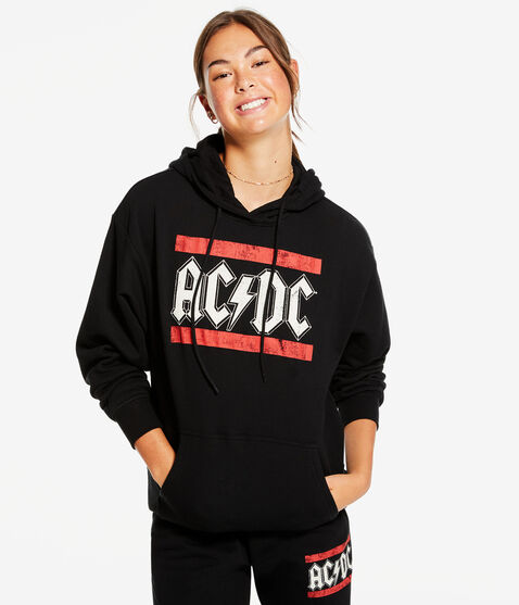 AC/DC Oversized Pullover Hoodie AC/DC Oversized Pullover Hoodie