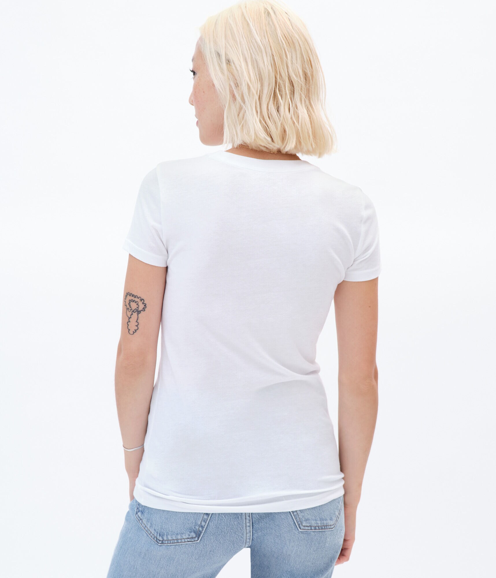 Dog &amp; Flower Graphic Tee