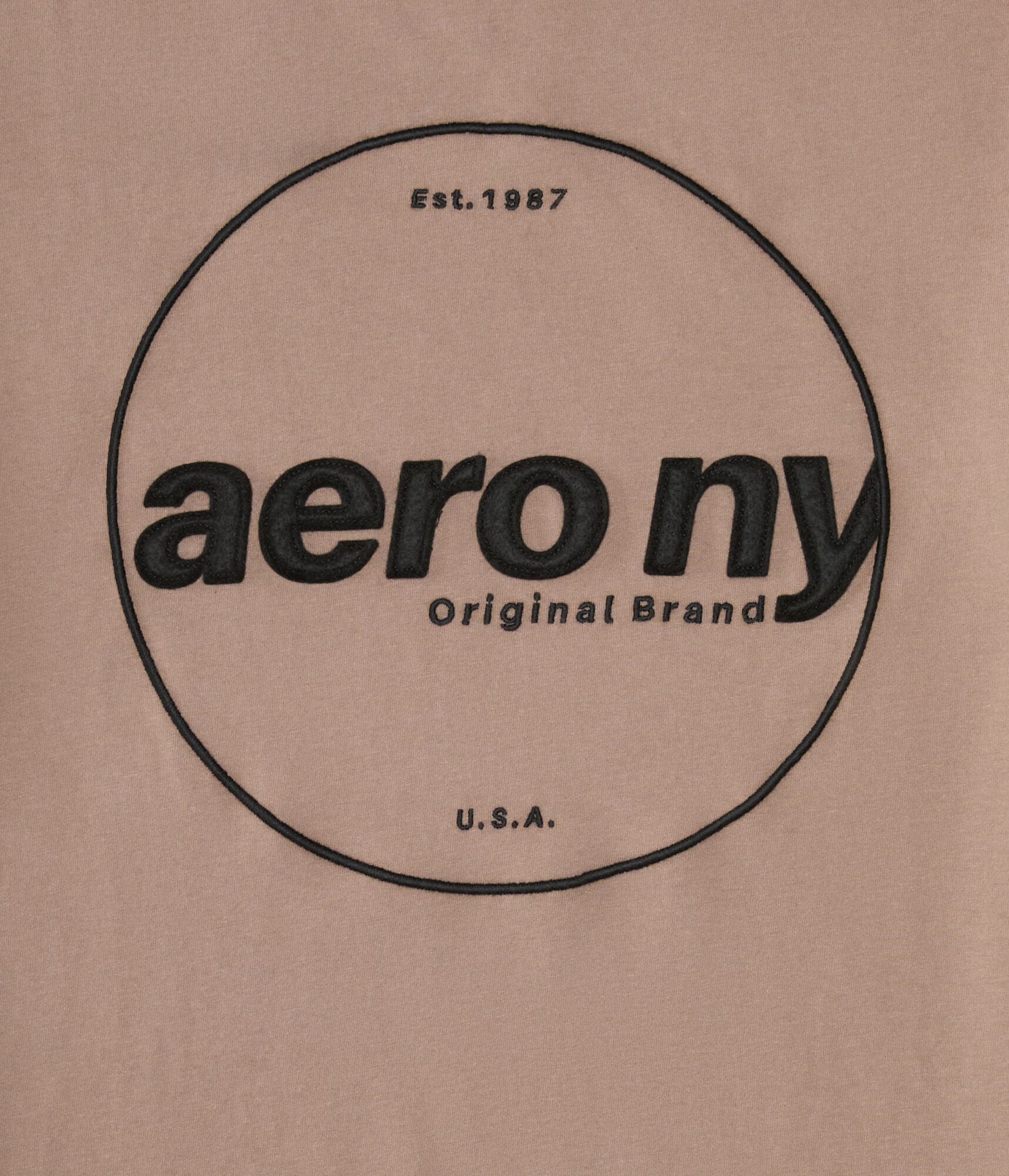Aero NY Circle Appliqué Graphic Tee