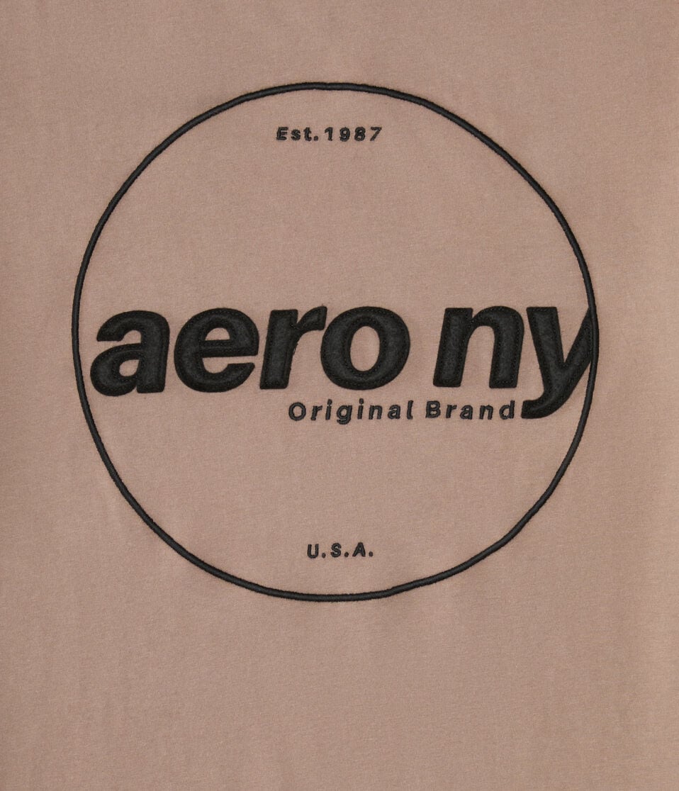 Aero NY Circle Appliqué Graphic Tee