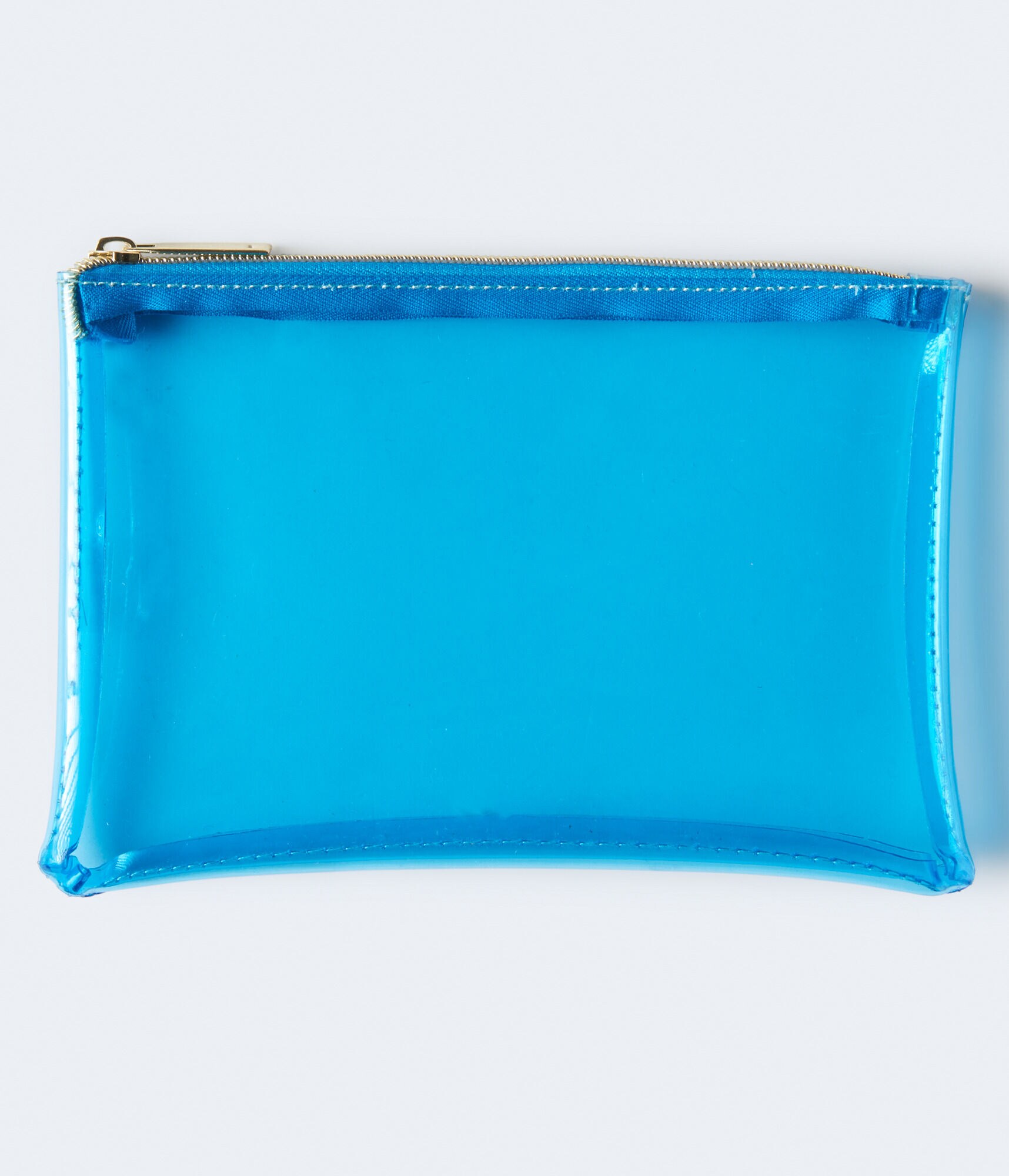 Clear Colored Zip Pouch