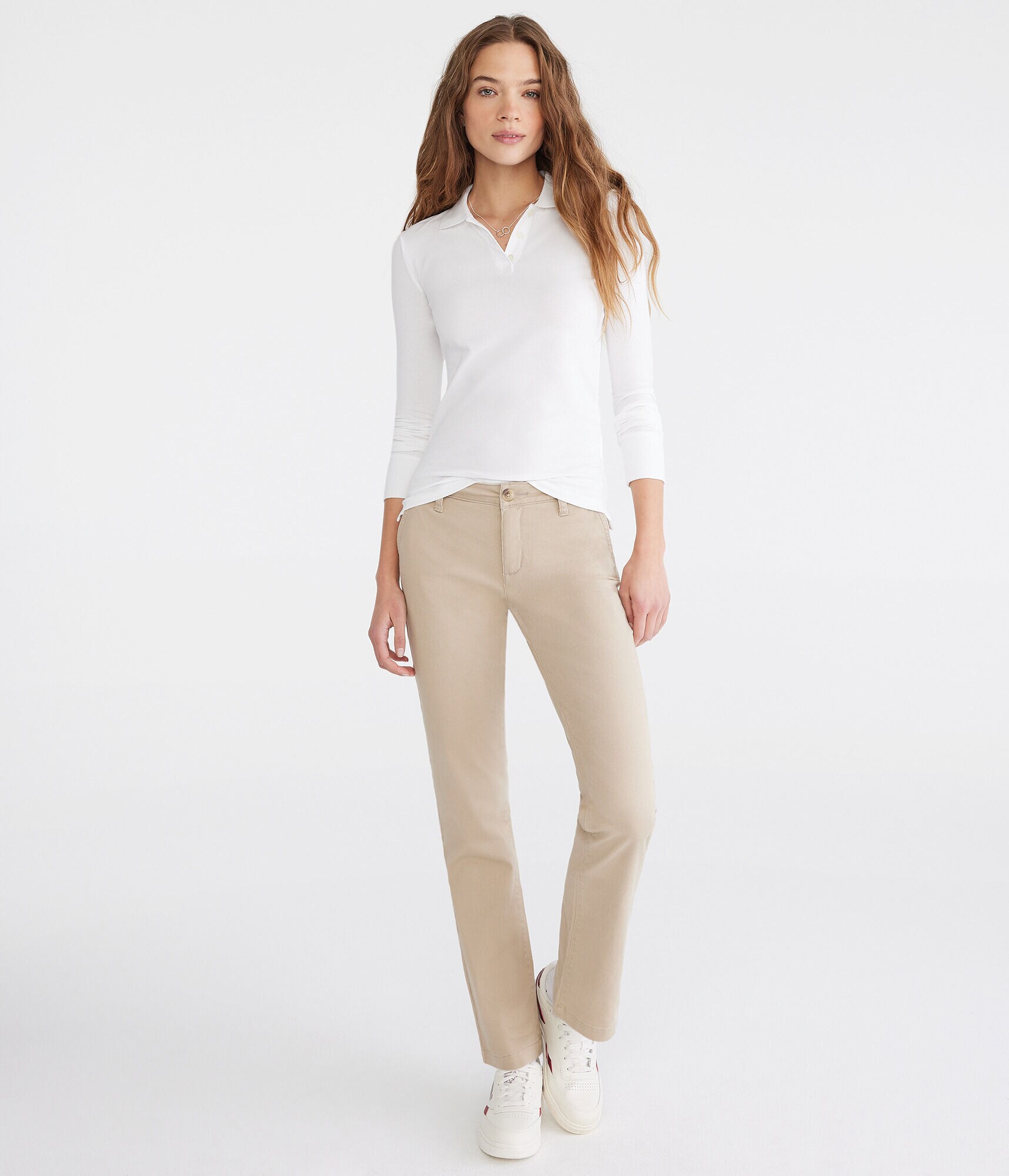 Long Sleeve Uniform Piqu&amp;eacute; Polo