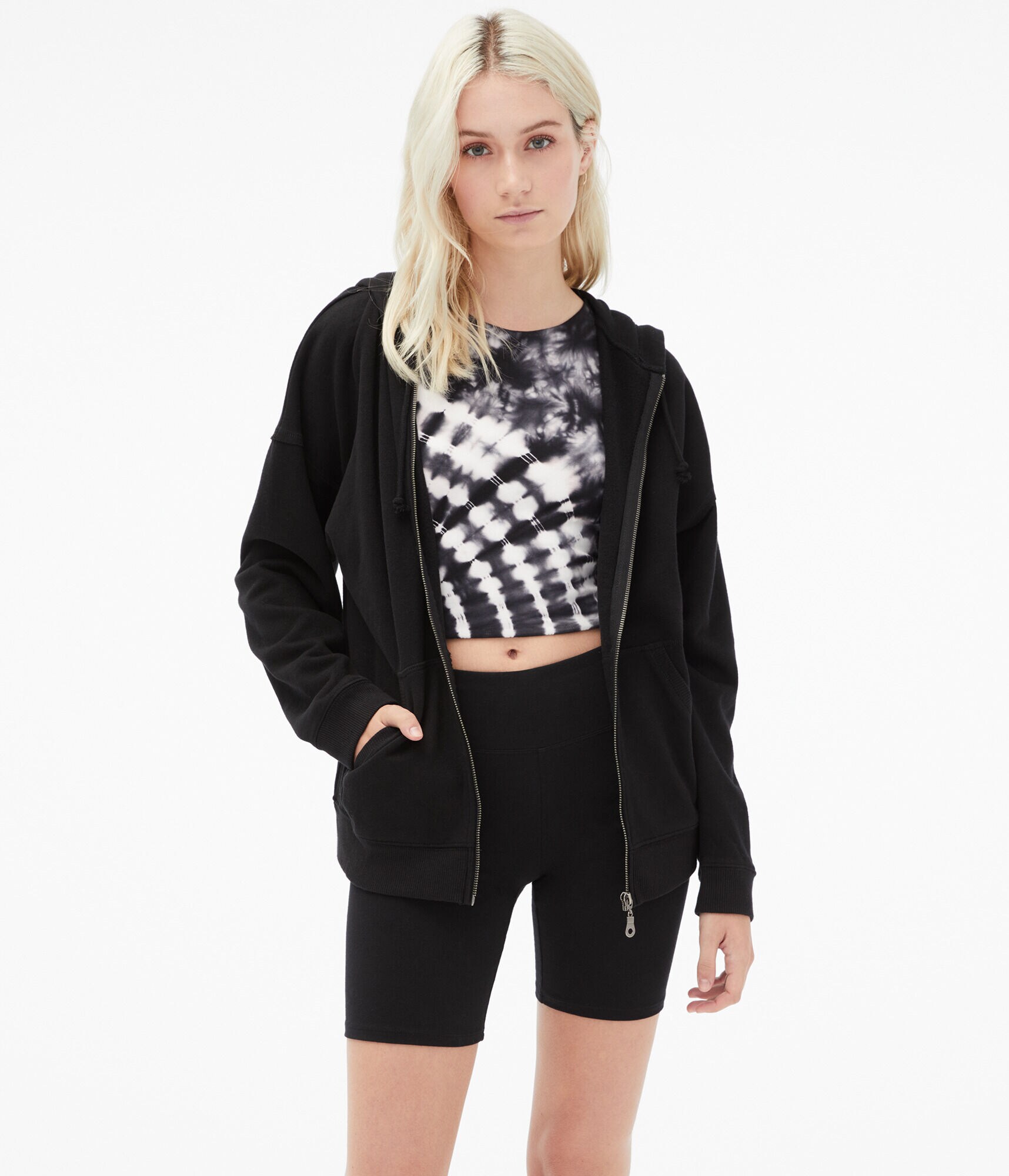 Oversized Full-Zip Hoodie