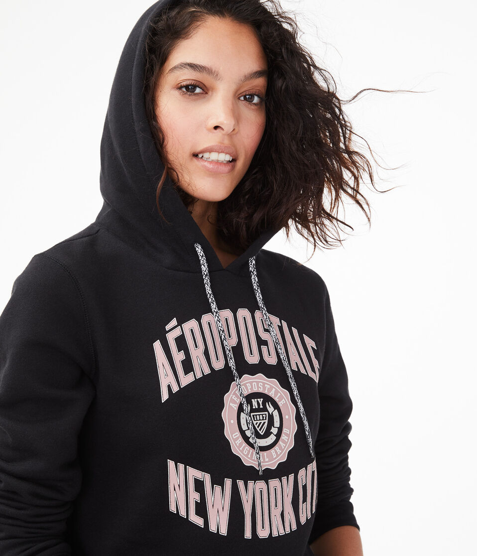Aeropostale NYC Crest Pullover Hoodie