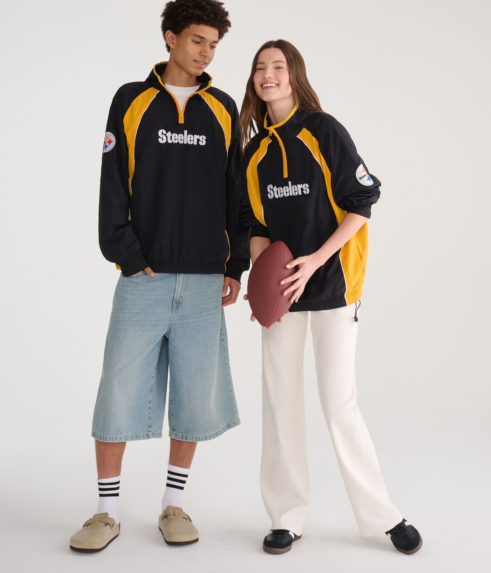 Pittsburgh Steelers Quarter-Zip Track Jacket