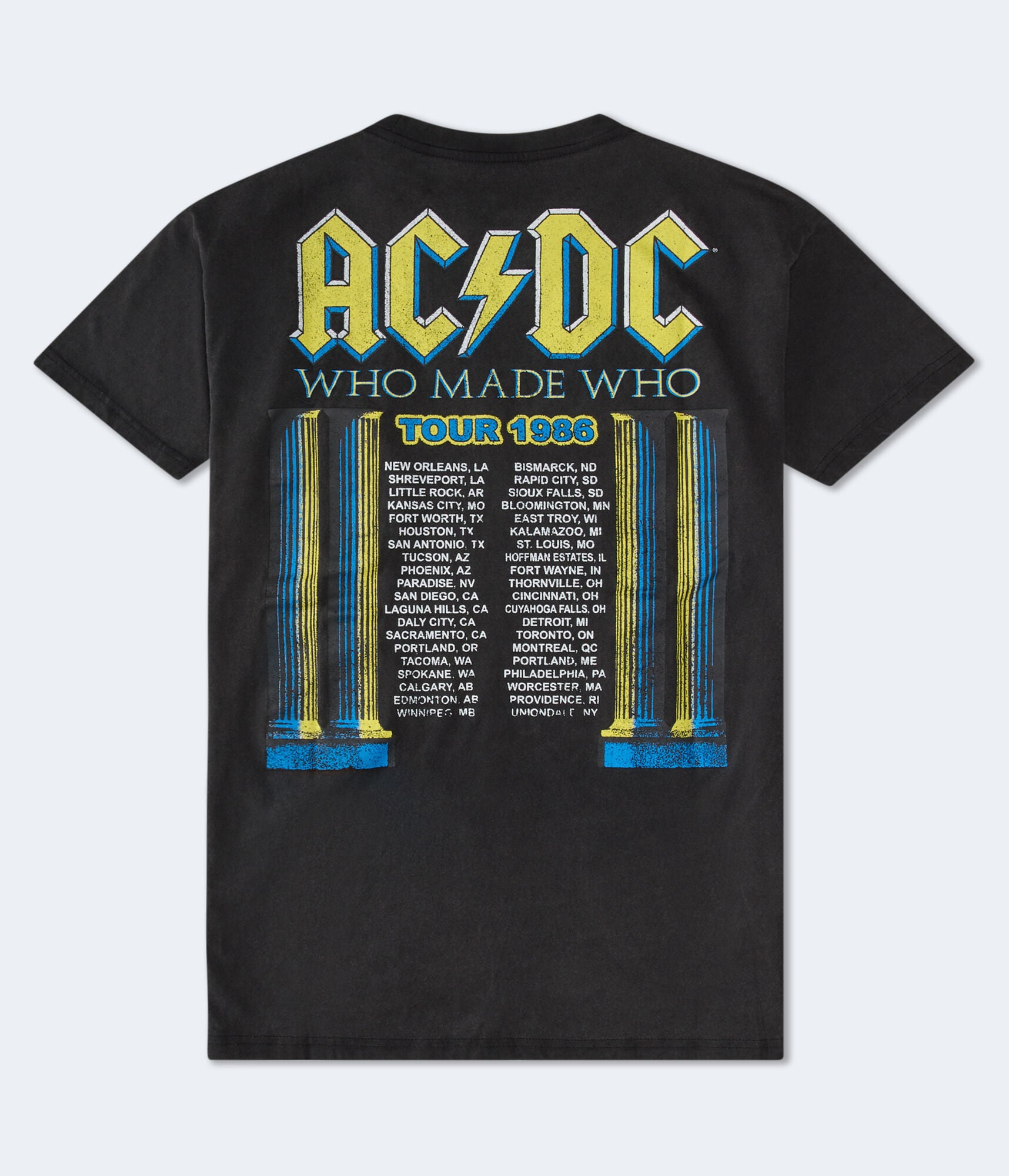 AC/DC Who Made Tour Relaxed Graphic Tee