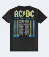 AC/DC Who Made Who Tour Relaxed Graphic Tee