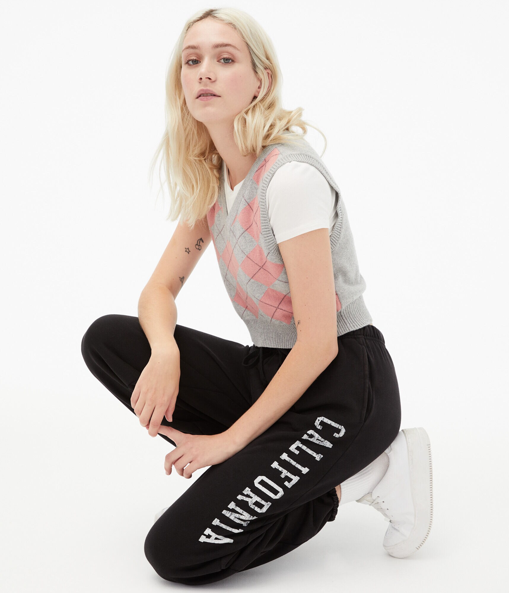 California Baggy High-Rise Cinched Sweatpants