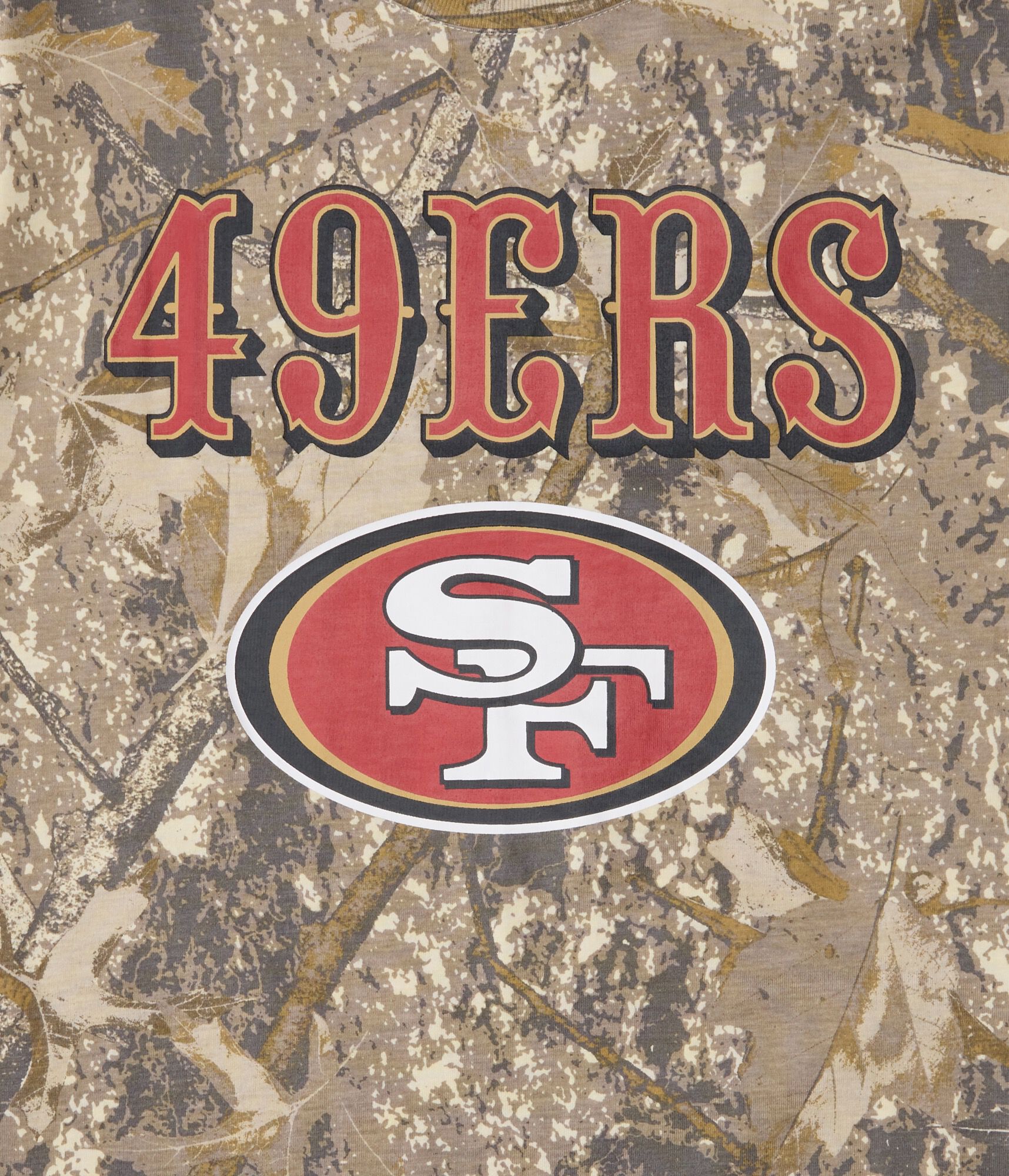 San Francisco 49ers Forest Camo Relaxed Graphic Tee