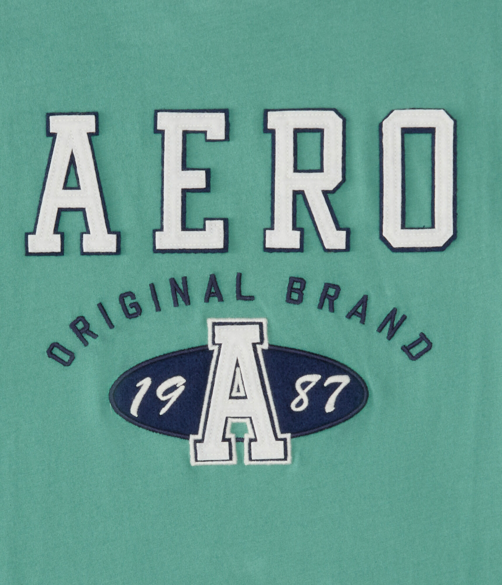 Aero Original Oval Appliqu&eacute; Graphic Tee