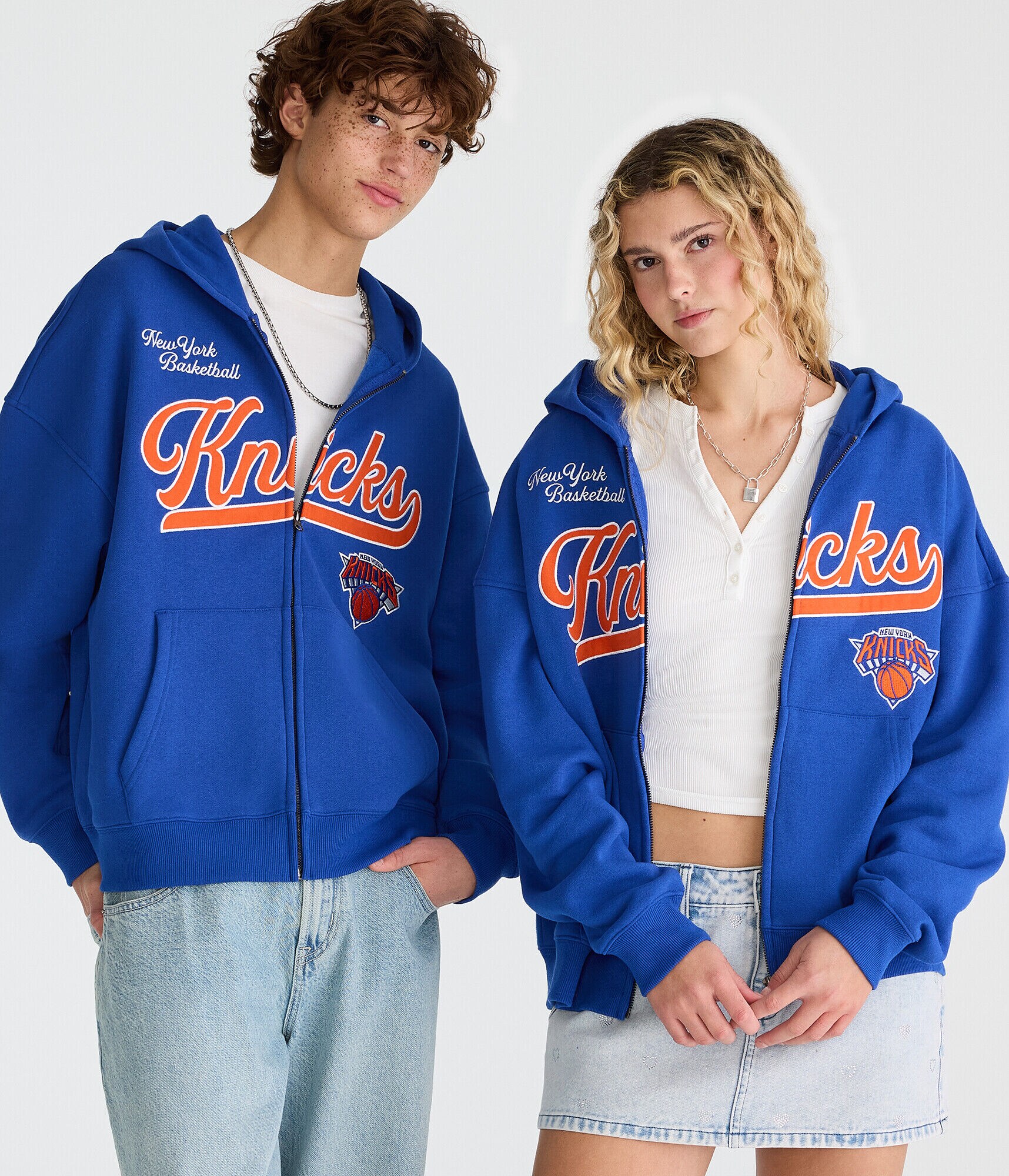 New York Knicks Basketball Full-Zip Hoodie
