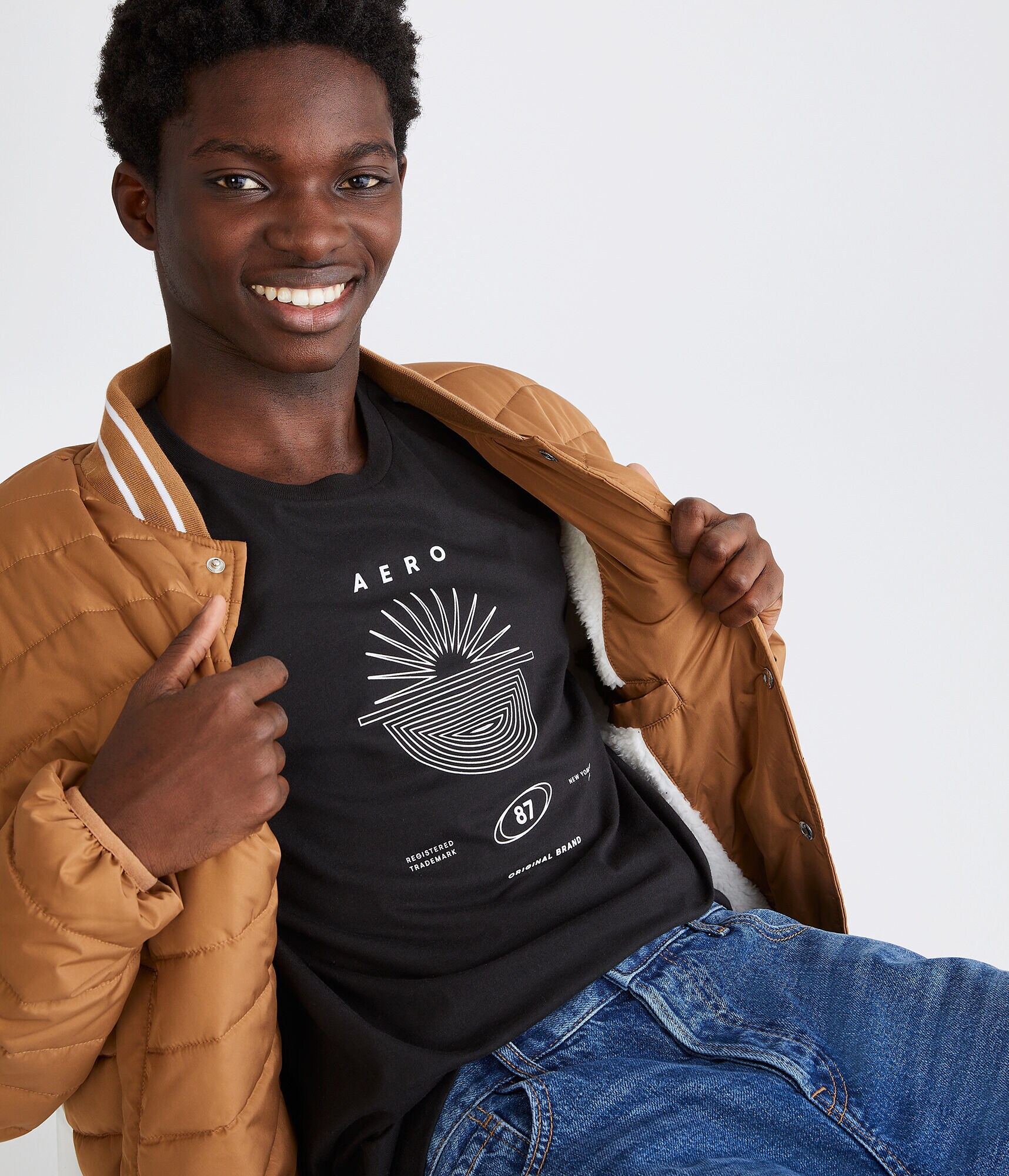 Aero Sunrise Swirl Graphic Tee