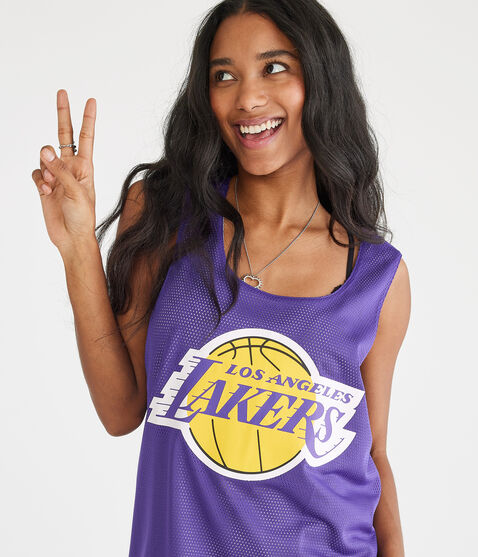 Los Angeles Lakers Reversible Relaxed Mesh Tank