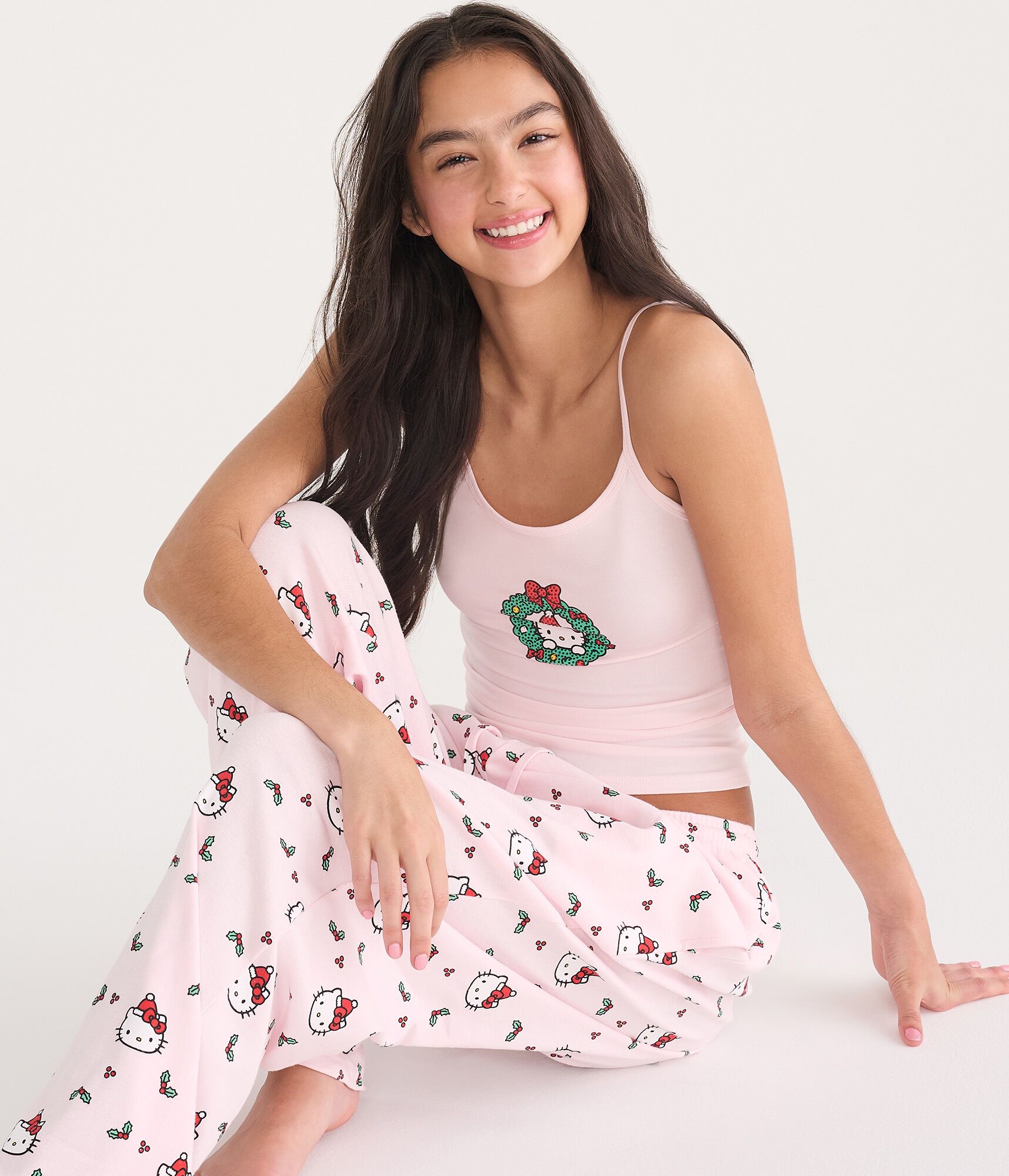 Hello Kitty Holly-Day Flannel Sleep Pants