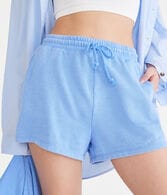 Slouchy High-Rise Fleece Shorts