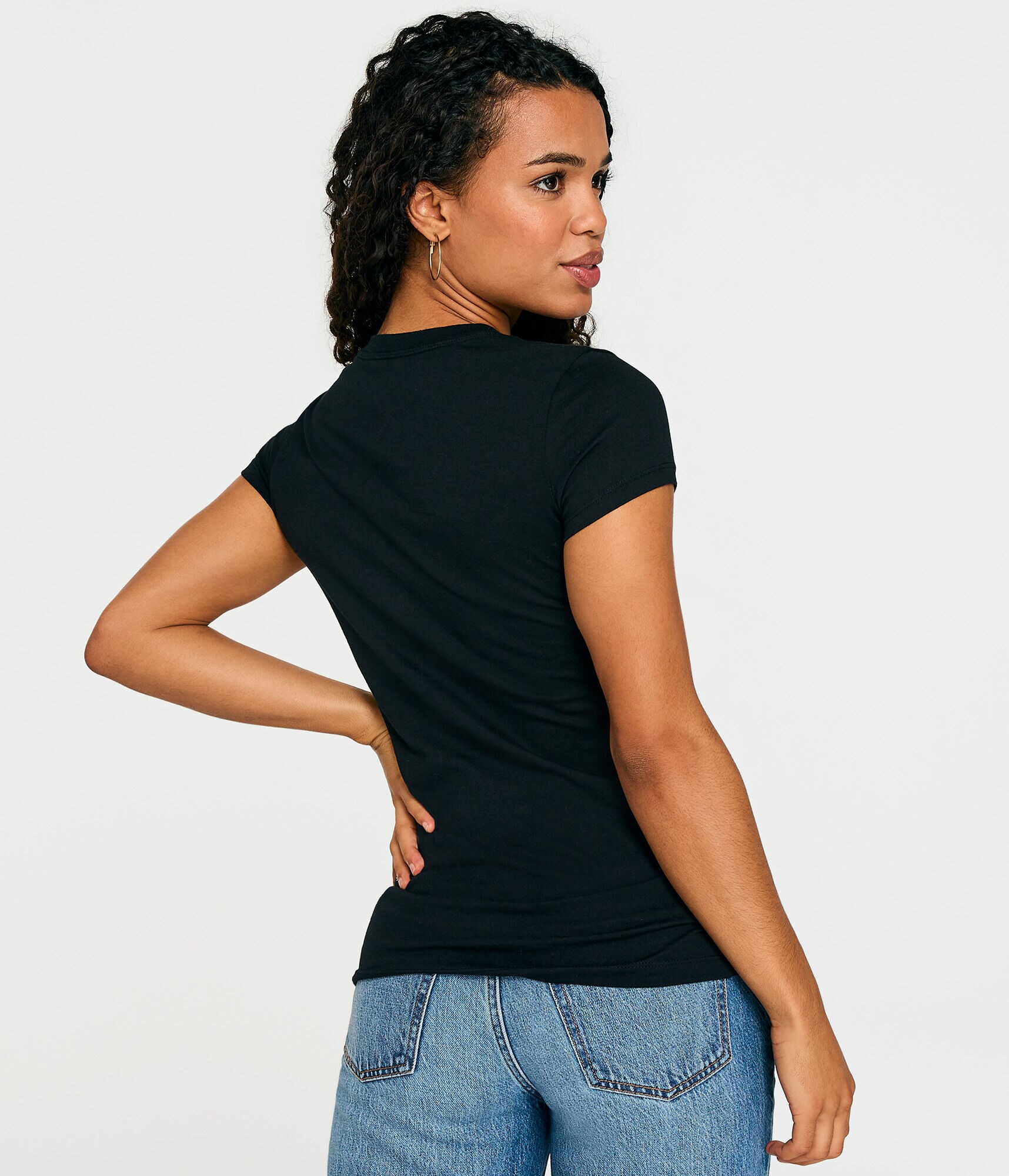 Aeropostale Script Rose Graphic Tee