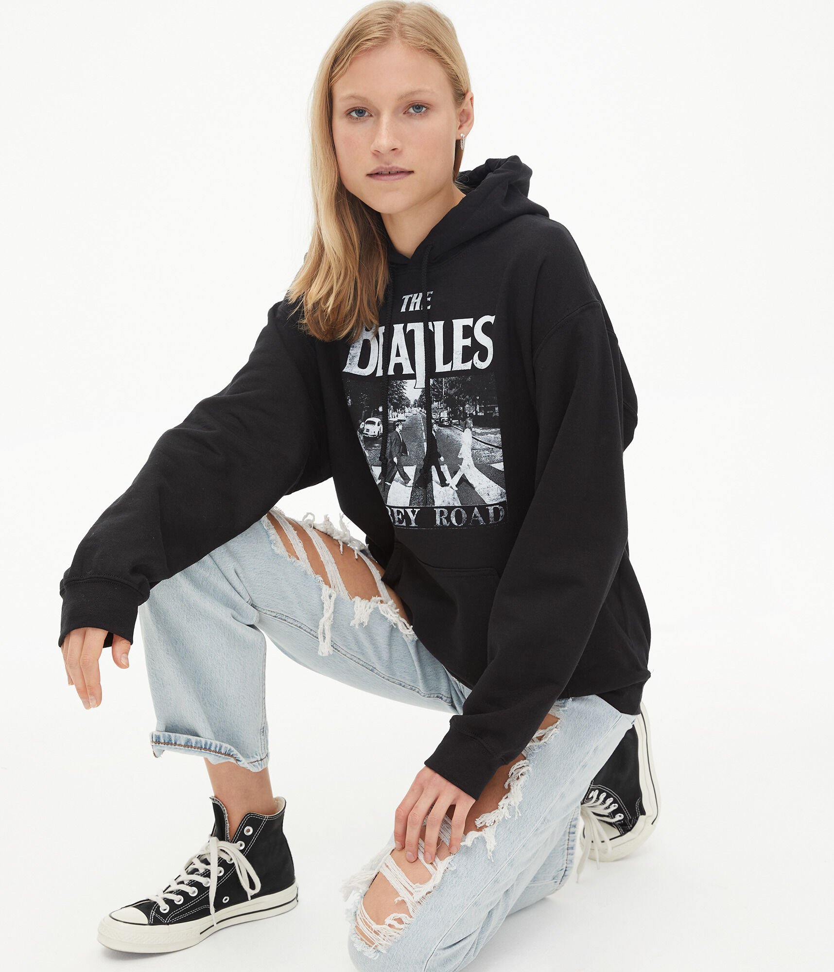 The Beatles Abbey Road Boyfriend Pullover Hoodie***