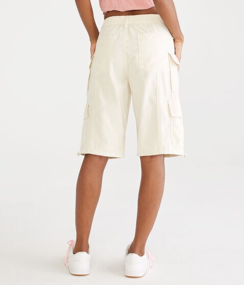 Twill Cargo Bermuda Shorts