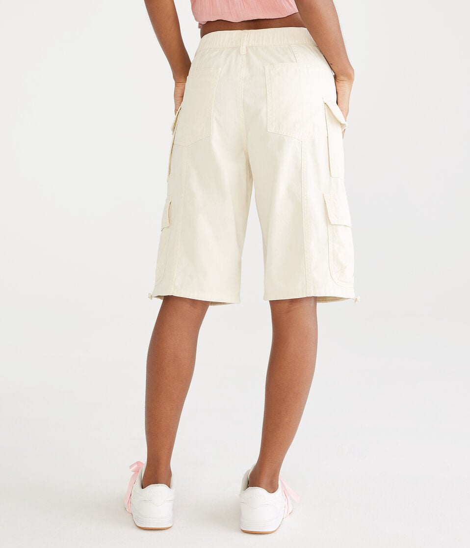 Twill Cargo Bermuda Shorts