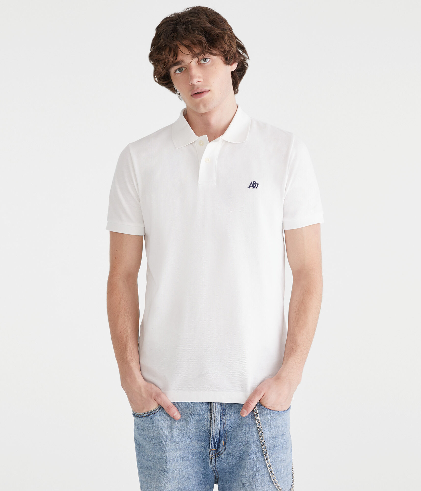 Eco A87 Logo Piqu&eacute; Polo