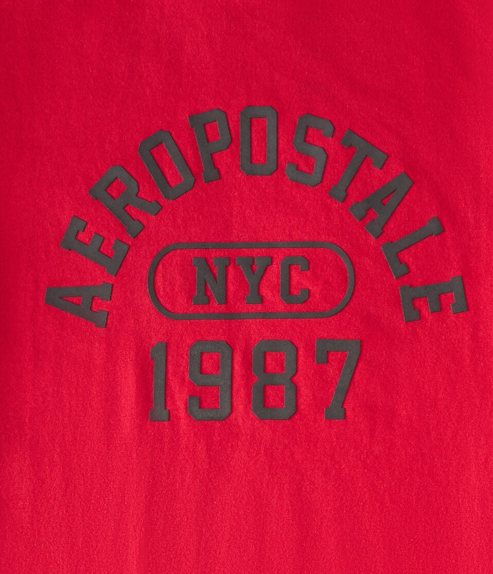 Aeropostale Arch Appliqué Graphic Tee