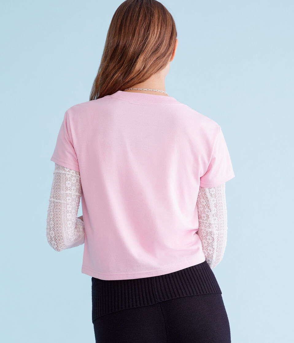 Hello Kitty Rhinestone Face Baby Tee