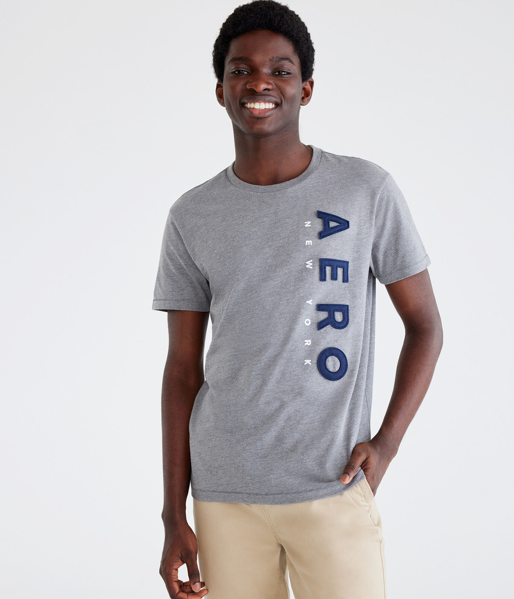 Vertical Aero Appliqu&eacute; Graphic Tee