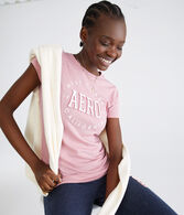 Aero West Coast Circle Appliqué Graphic Tee